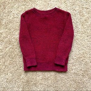 SOLD BabyGap Burgundy Sweater